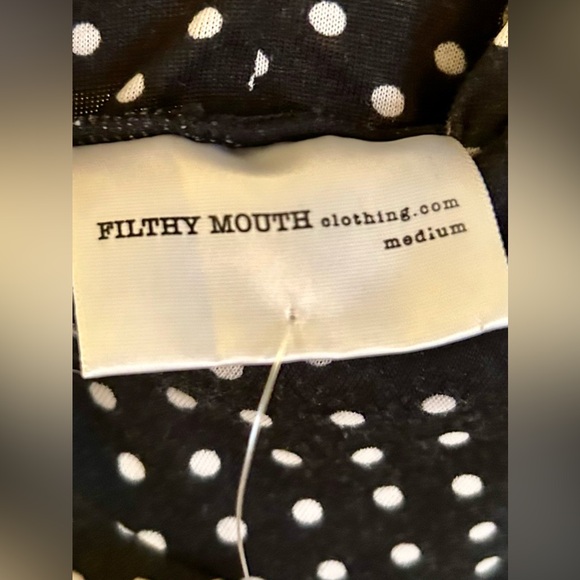 Filthy Mouth Backless Halter Dress.  Size Medium.  NWT. - Picture 7 of 7